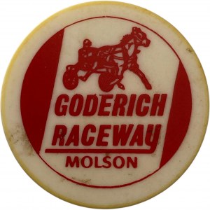 Canada Goderich Ontario Raceway Molson Good For One Drink Token