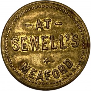 Canada Meaford Ontario 1 Cent Sewell's Merchant Token 632-C-F