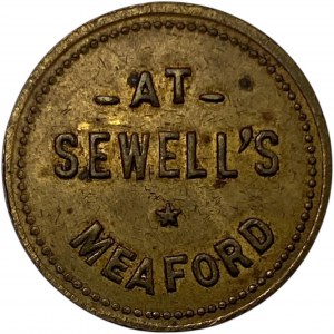 Canada Meaford Ontario 5 Cent Sewell's Merchant Token 632-C-E