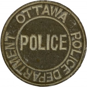 Canada Ottawa Ontario Police Department 1 Rail Fare Token
