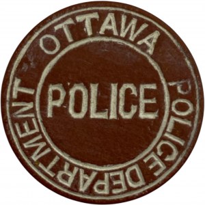 Canada Ottawa Ontario Police Department 1 Street Rail Fare Token