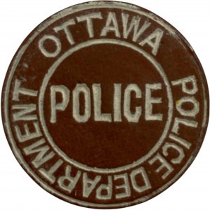 Canada Ottawa Ontario Police Department 1 Street Rail Fare Token
