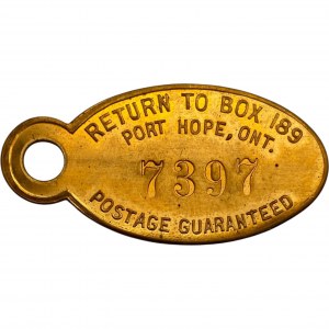 Canada Port Hope Ontario Key Tag