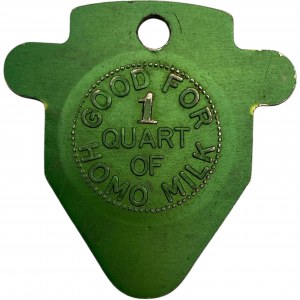 Canada Port Elgin Ontario Dairy 1 Quart Merchant Milk Token