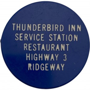 Canada Ridgeway Ontario 5 Cent Thunderbird Inn Merchant Token