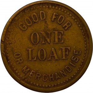 Canada Sarnia Ontario One Loaf D.W.H. Lucas Merchant Token
