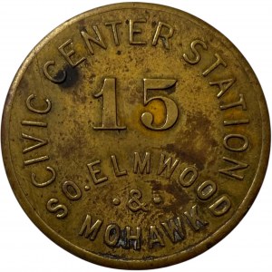 United States Buffalo New York Civic Center Station Medallion