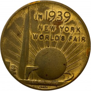 United States New York New York 1939 World's Fair Medallion