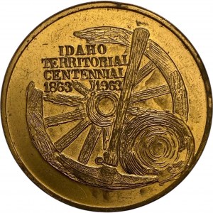 Spojené státy americké Idaho 1963 Bonner's Ferry Medallion