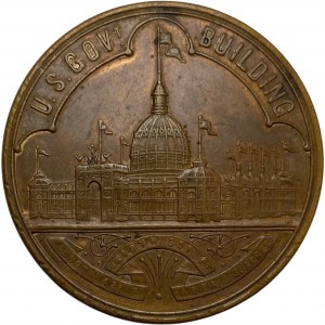 United States Chicago Illinois 1893 US Government Building Medallion