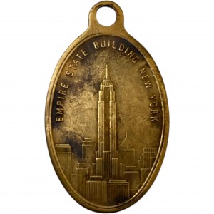 United States New York NY Empire State Building Medal