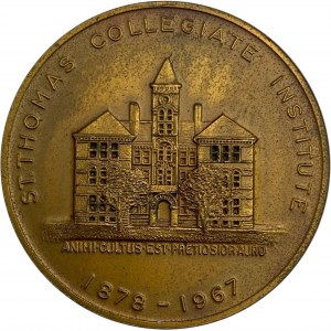 Canada St. Thomas Ontario 1967 S.T.C.I Centennial Reunion Medallion