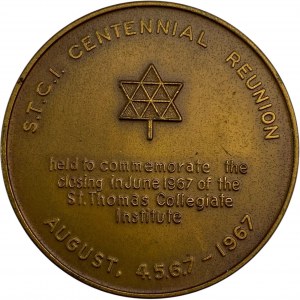 Canada St. Thomas Ontario 1967 S.T.C.I Centennial Reunion Medallion