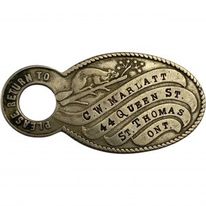 Canada St. Thomas Ontario C.W. Marlatt Medal