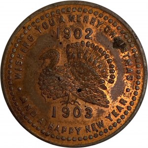Canada Thornbury Ontario 1903 25 Cent Walker & Hurlburt Merchant Token 1024-A-By