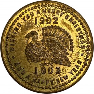Canada Thornbury Ontario 1903 25 Cent Walker & Hurlburt Merchant 1024-A-BxToken
