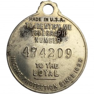 Canada Toronto Ontario Loyal Protective Life Insurance Co. Medallion