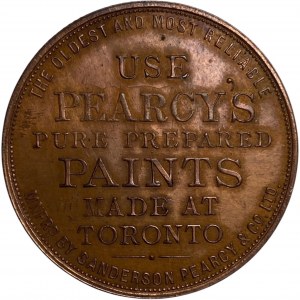 Canada Toronto Ontario Pearcy's Paints Medallion