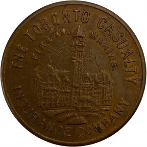 Canada Toronto Ontario Casuality Insurance Co. Medallion