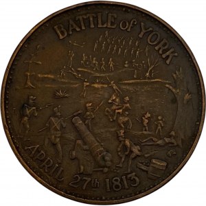 Canada Toronto Ontario 1963 Battle of York Medallion