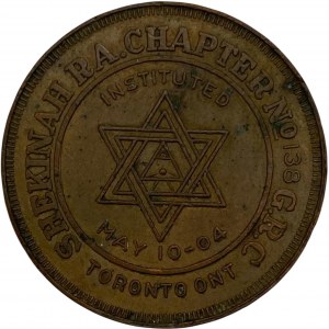 Canada Toronto Ontario Masonic Token Chapter No. 138