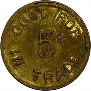 Canada Toronto Ontario 5 Cent National Novelty Co. Merchant Token 1048-Q-E