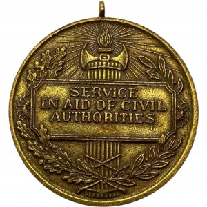 United States New York NY Service in Aid of Civil Authorities Medal