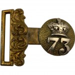 Great Britain 73rd Perthshire Regiment Officers Belt Buckle RARE