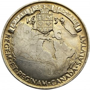 Canada 1939 Royal Visit Medal Silver