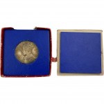 Great Britain 1937 King George VI Queen Elizabeth Silver Medal in Original Box