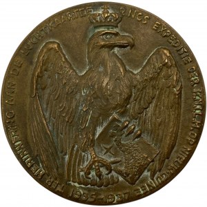Netherlands 1938 Aviation Expedition in New Guinea Large Medal