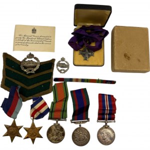 WWII Medal Group with Memorial Cross - Calgary Highlanders