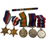 WWII Medal Group with Memorial Cross - Calgary Highlanders
