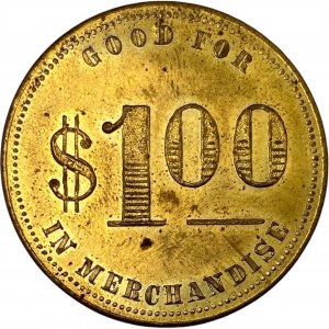 Canada Waterford Ontario 1 Dollar Cook's Cash Store Merchant Token 1116-A-A