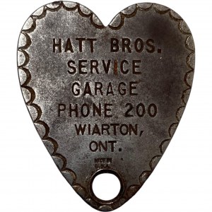Canada Wiarton Ontario #24 Hatt Bros. Registry Medal