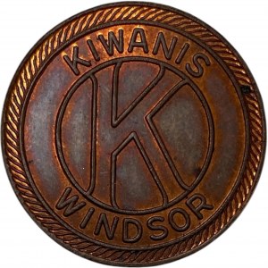 Canada Windsor Ontario 1937 Kiwanis Coronation Medal