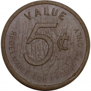 Canada Windsor Ontario 5 Cent Hi-Ho Curb Service Merchant Token 1164-O-E
