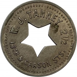 United States Pittsburg PA 2 1/2 W.J. Tanney Cafe & Bar Merchant Token