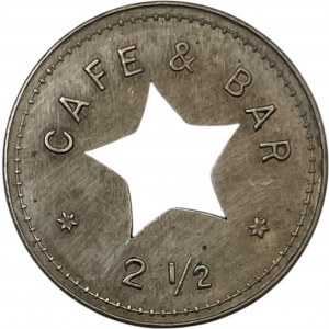 United States Pittsburg PA 2 1/2 W.J. Tanney Cafe & Bar Merchant Token