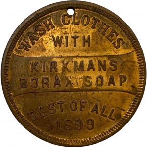 Boraxové mydlo Kirkman G. Medailón Dewey