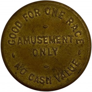 Paces Races Amusement Only One Race Merchant Token