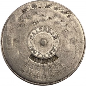 Great Britain London England Collins and Wicks Tailors Calendar Medal