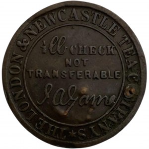Great Britain London England London & Newcastle Tea Co. Medallion