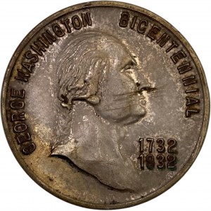 United States 1932 Willy's Overland Silver Anniversary Medallion