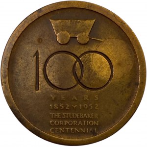 Studebaker Corp. 1952 100 Year Centennial Medallion