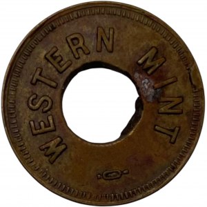 Western Mint 5 Cent Merchant Token