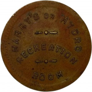Harry's or Hydro Recreation Room 5 Cent Merchant Token