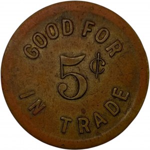 Harry's or Hydro Recreation Room 5 Cent Merchant Token