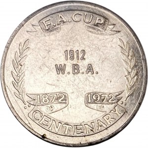 Barnsley F.C. 1972 F.A Cup 1912 WBA Centenary Medallion