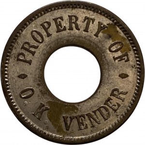 O.K Vendor Amusement Medallion